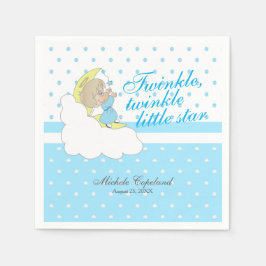 Funkeln, Funkeln-kleiner Stern - Baby Serviette
