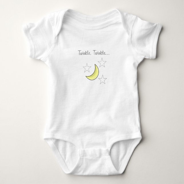 Funkeln, Funkeln Onsie Baby Strampler (Vorderseite)