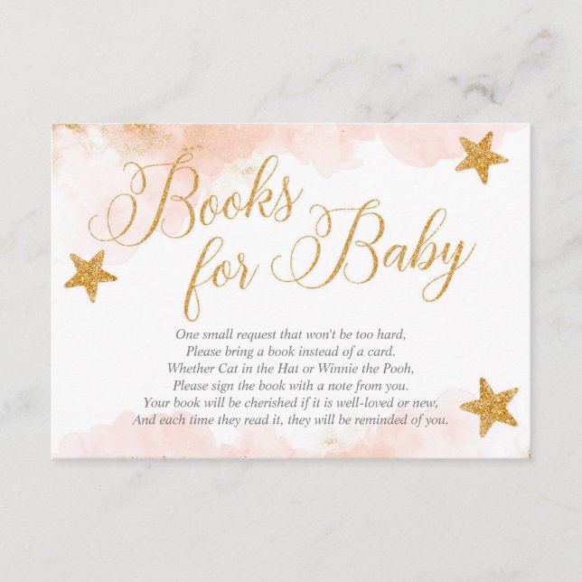 Funkeln-Funkeln-Sternbuch-Antrageinsatz Begleitkarte (Vorderseite)