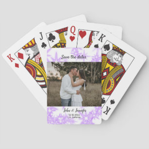 funkeln Glitzer hinzufügen Foto Name Text Datum in Spielkarten