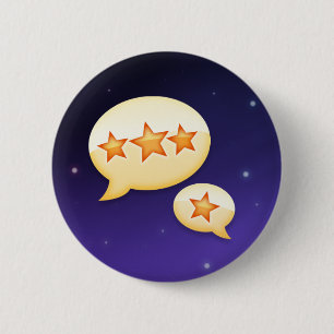 Funkeln-Stern-Knopf Button