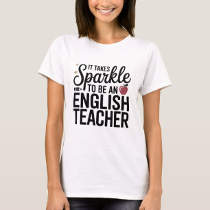 Funkeln, um Englischlehrer zu sein T-Shirt