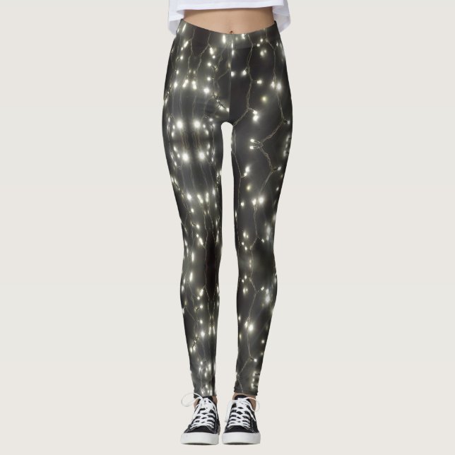 Funkeln von Silberleuchten Leggings (Vorderseite)