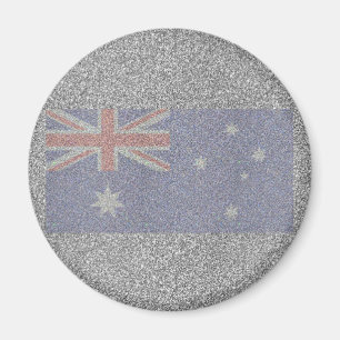 Funkelnd australische Flagge Magnet