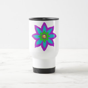 Funkelnd Blume Eid Reisebecher