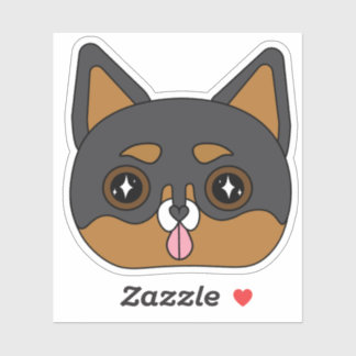 Funkelnd Chihuahua Aufkleber