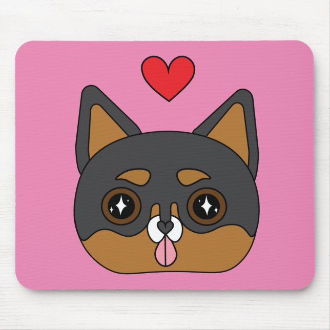 Funkelnd Chihuahua Mousepad (Vorne)