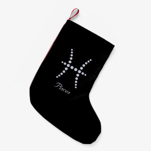 Funkelnd Diamantspaltsymbol Kleiner Weihnachtsstrumpf
