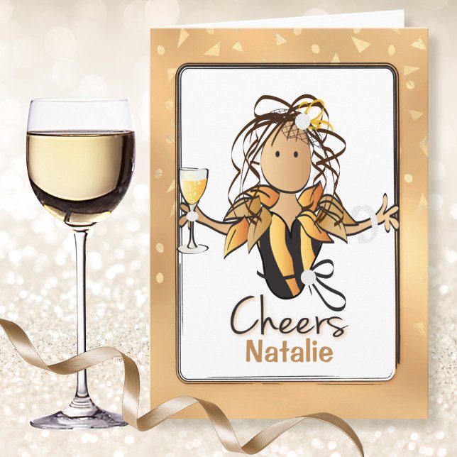 Funkelnd Girl Glam Jegliche Alterskarte für sie Karte (Von Creator hochgeladen)