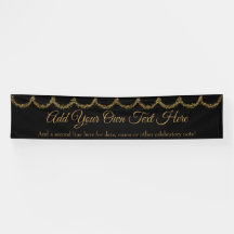 Funkelnd Glitterie Gold Garland hinzufügen
