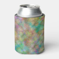 Funkelnd Gold Rainbow Lights Zickzack Muster druck