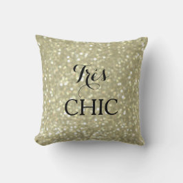 Funkelnd Gold Sehr CHIC Kissen