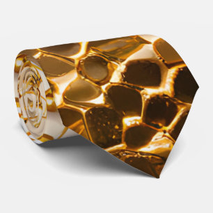 Funkelnd Gold Sequin Neck Tie Krawatte