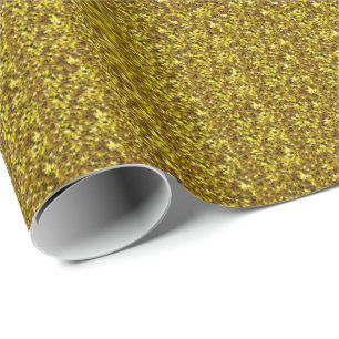 Funkelnd Goldpapier Geschenkpapier