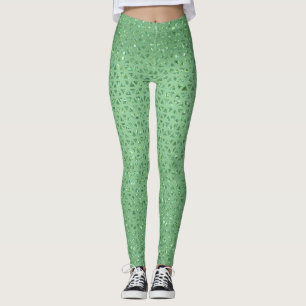 Funkelnd grüne Leggings