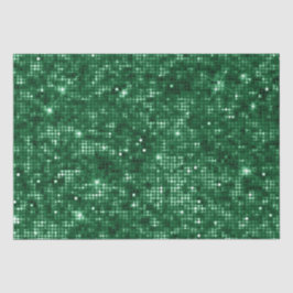 Funkelnd Grüner Weihnachtsfest Glitzer Seidenpapier