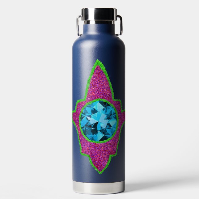 Funkelnd hamsa Eid Trinkflasche (Vorderseite)