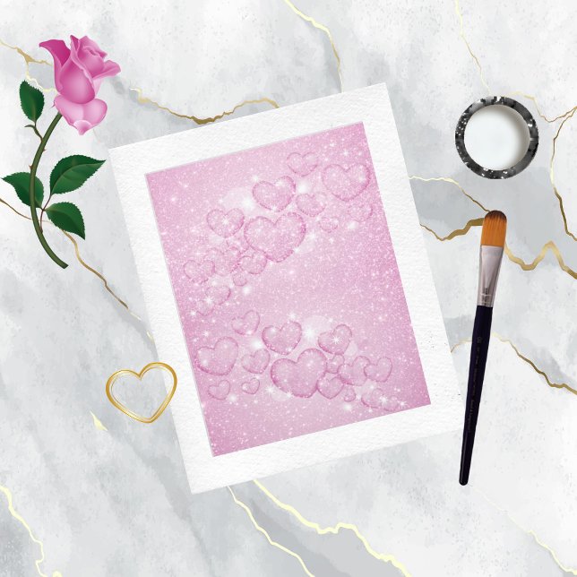 Funkelnd Hearts Scrapbook Paper (Von Creator hochgeladen)