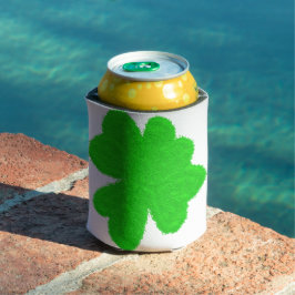 Funkelnd Kleeblatt mit Glück am St. Patrick's Day Dosenkühler