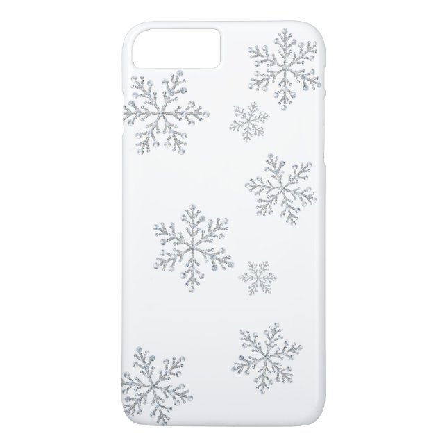 Funkelnd Kristallschneeflocken iPhone 7 Case-Mate iPhone Hülle (Rückseite)