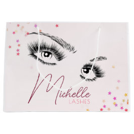Funkelnd Lashes Pink Glitzer Confetti Aftercare Ki Große Geschenktüte