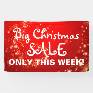 Funkelnd Lichter drehen rot + Ihre Ideen Banner