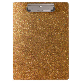 Funkelnd Luxus Gold Glitzer Lehrer Unterricht Klemmbrett