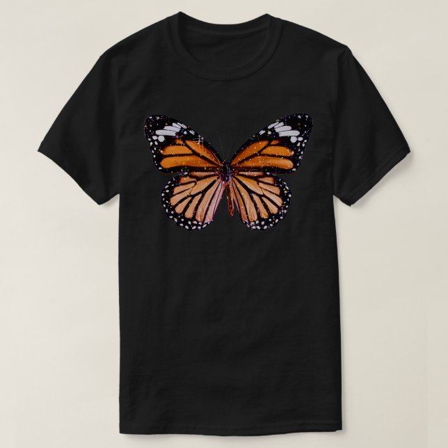 Funkelnd Monarch Butterfly T-Shirt (Design vorne)