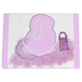 Funkelnd Ostersonnenkorb mit Blume Große Geschenktüte