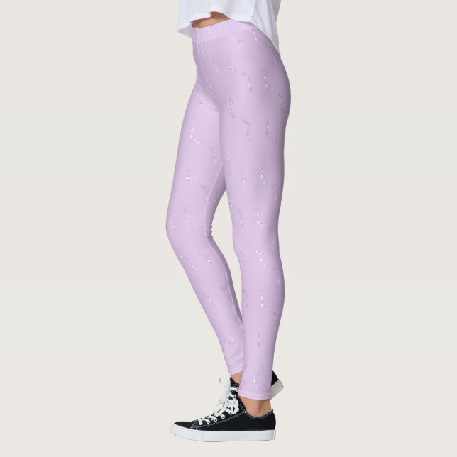 Funkelnd Pastel Lilac Leggings (Links)