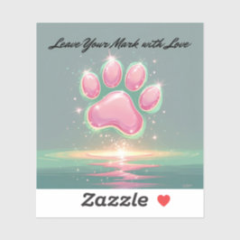 Funkelnd Pet Sticker Niedlicher Hund und Katze Lov