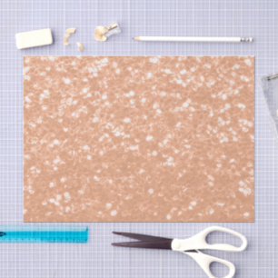 Funkelnd pfirsichfarbene Imitate Glitzern Farbe de Seidenpapier