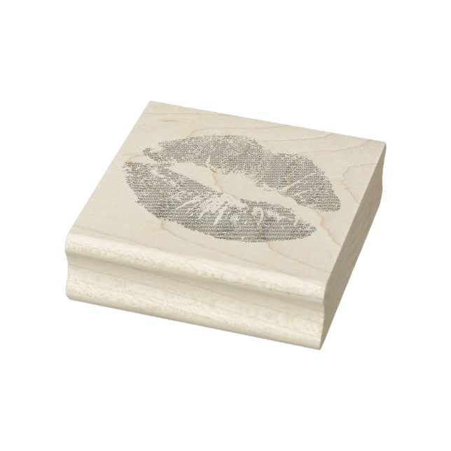 Funkelnd Rosa Lippen Gummistempel (Stempel)