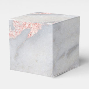 Funkelnd rosa Rose Gold Bohemischer Marmor Geschenkschachtel