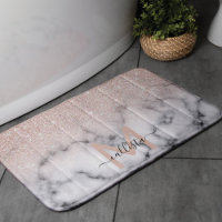 Funkelnd Rose Gold Glitzer Marble Ombre