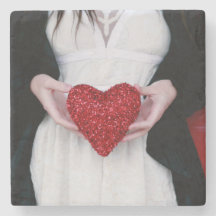 Funkelnd Rotes Liebe Herz (Valentinstag)
