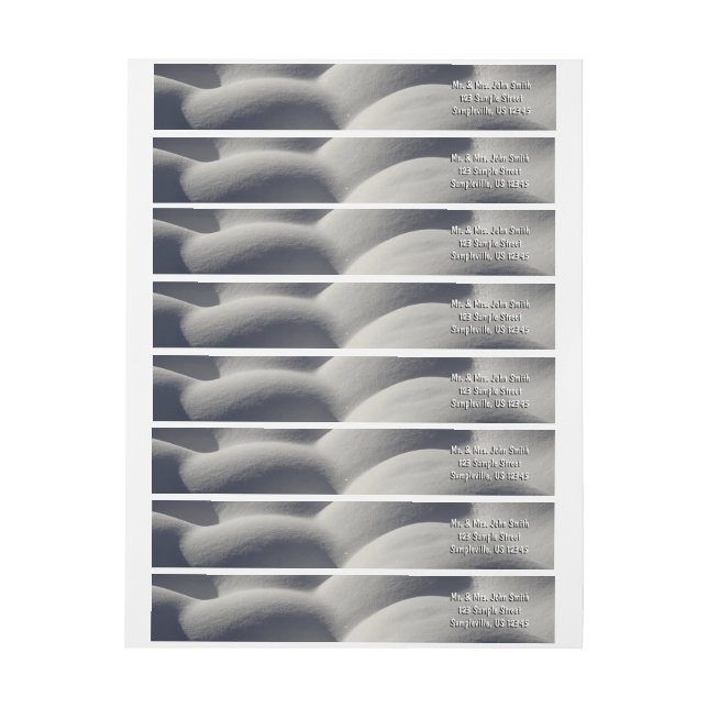 Funkelnd Schneemönge Abstrakte Natur (Bogen)