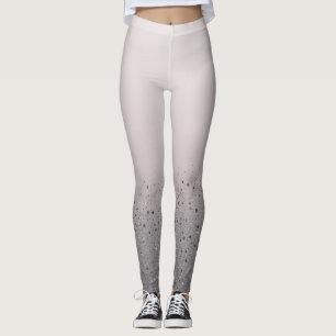 Funkelnd Sparkon-Glitzer in Rosa Leggings