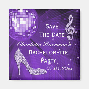 Funkelnd Stiletto Heel Bachelorette Magnet