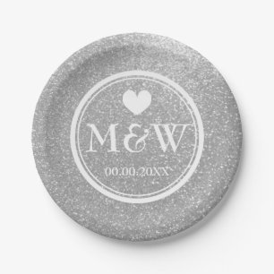 Funkelnd Teller für Glitzer