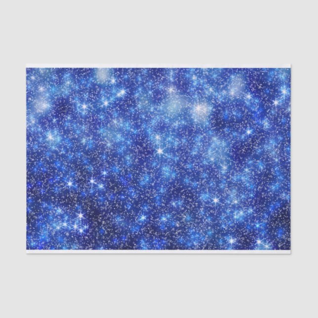 Funkelnd und Starry Night Sky Seidenpapier (Vorderseite)