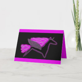 Funkelnd Unicorn Pegasus Geburtstagskarte Dankeskarte