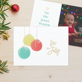 Funkelnd Weihnachtsbälle Foto Weihnachtskarte Einladung