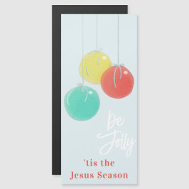 Funkelnd Weihnachtsbälle Magnetkarte