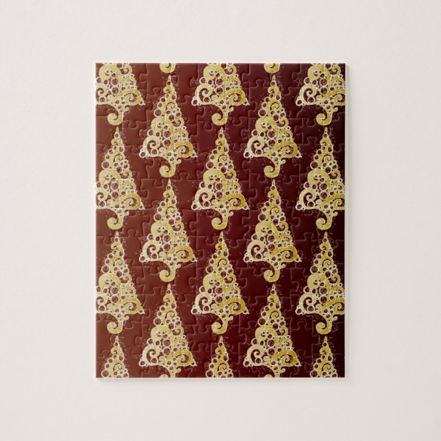 Funkelnd Weihnachtsbaum Puzzle (Vertikal)