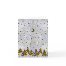 Funkelnd Weihnachtsbaum, Sterne auf abstraktem Pap