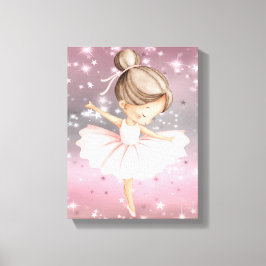 Funkelnde Ballerina Tänzerin Leinwand