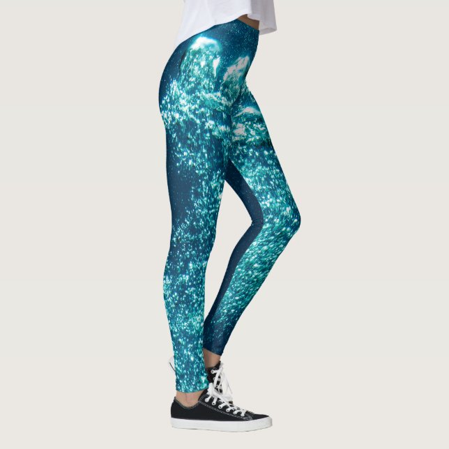 Funkelnde Blasen Leggings (Rechts)