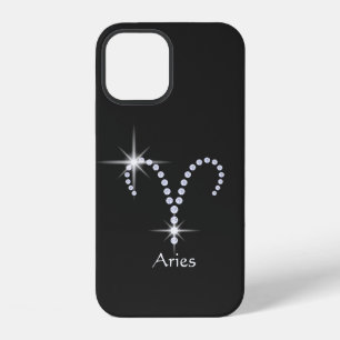 Funkelnde Diamanten Widder Symbol iPhone 12 Hülle