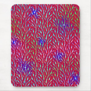 Funkelnde Feuerwerksparty-Muster  Mousepad